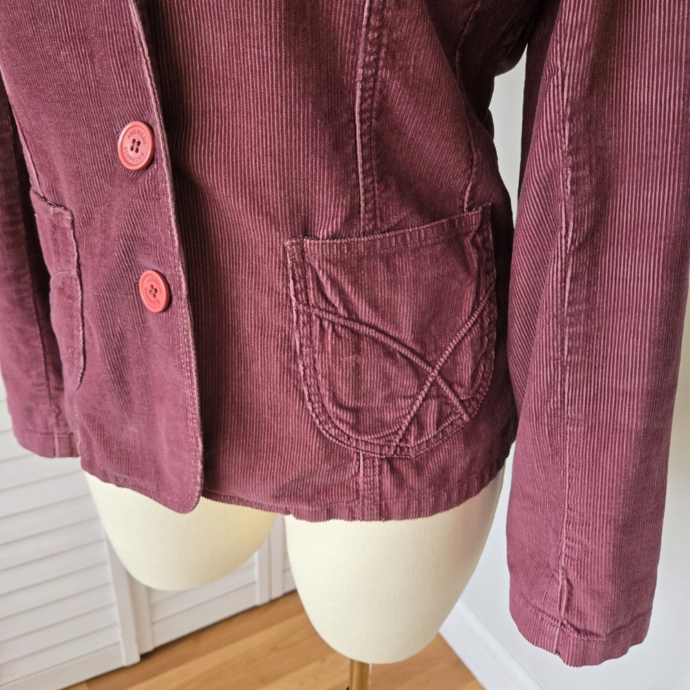 American Exchange Mauve Corduroy Blazer - Picture 3 of 8